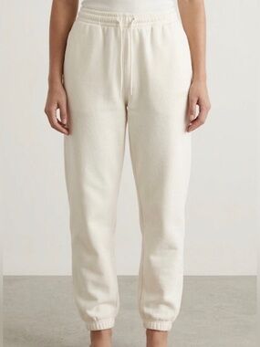 Cozy White Foot Locker Drawstring Sweatpants